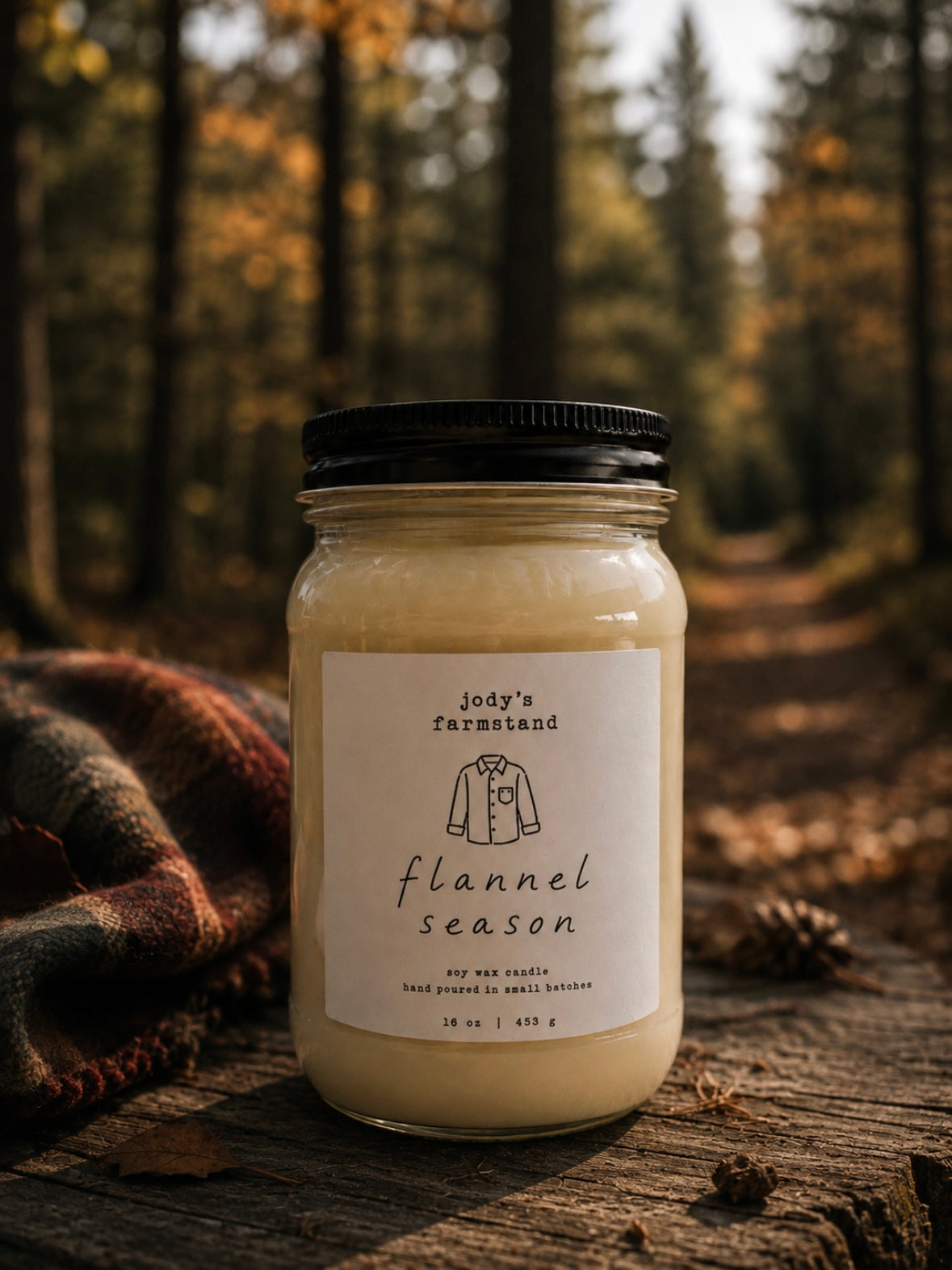 Flannel Season Soy Candle