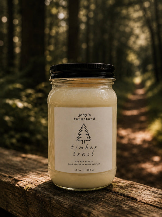 Timber Trail Mason Jar Soy Candle