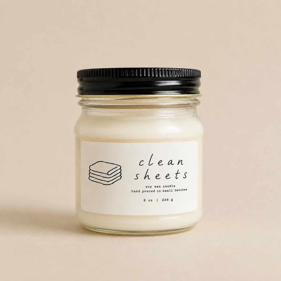 Clean Sheets Soy Candle