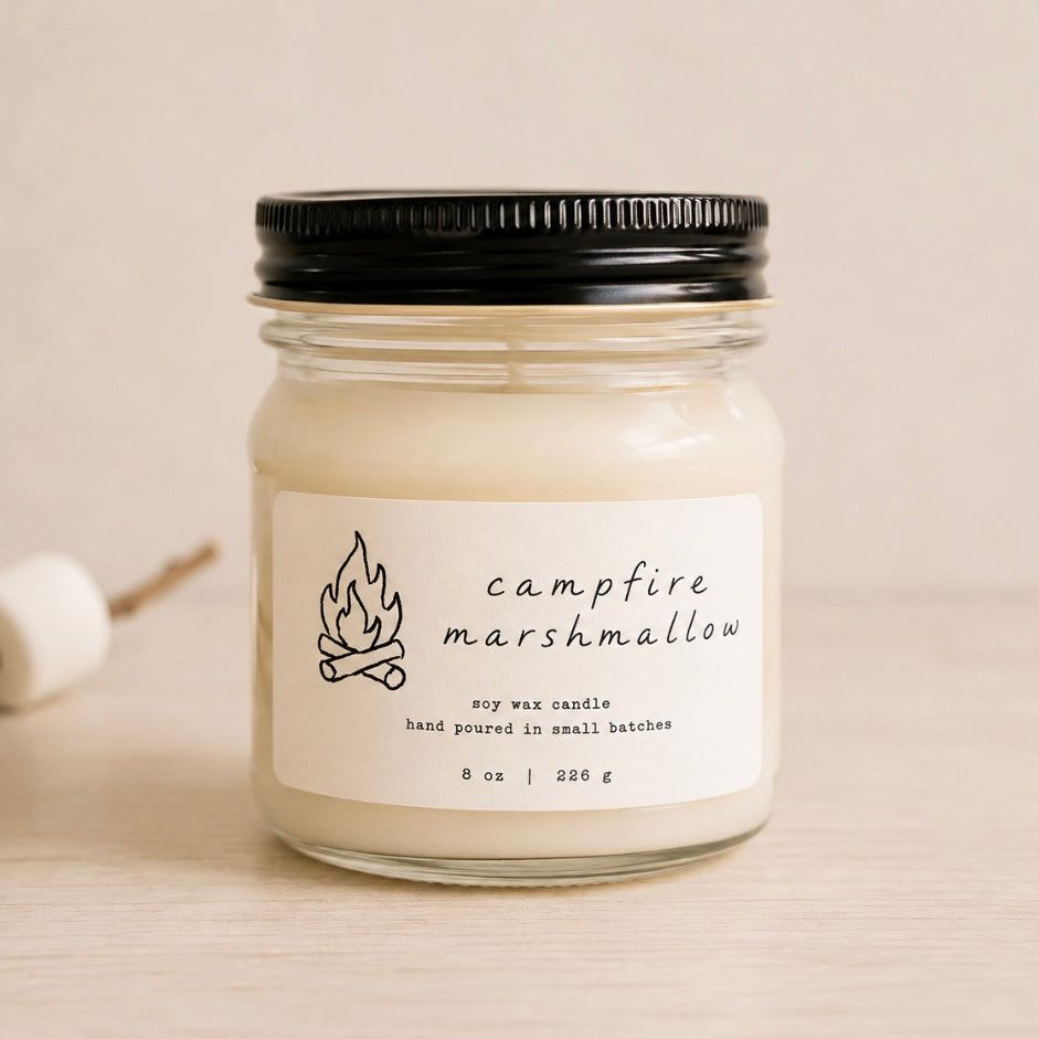 Campfire Marshmallow Soy Candle
