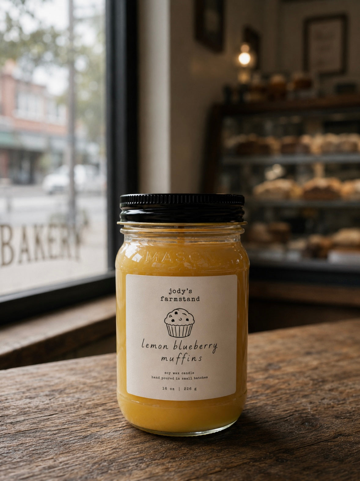 Lemon Blueberry Muffins Soy Candle