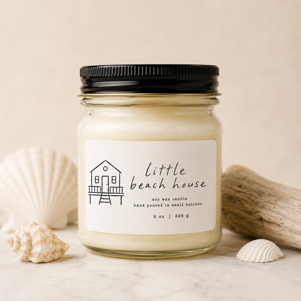 Little Beach House Soy Candle