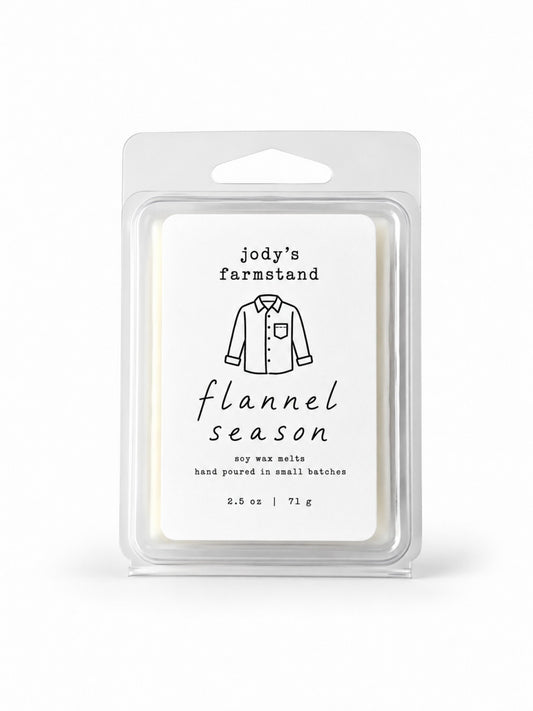 Flannel Season soy wax melts
